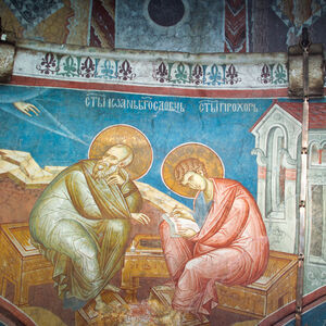 17 St. John the Evangelist with st. Prochorus