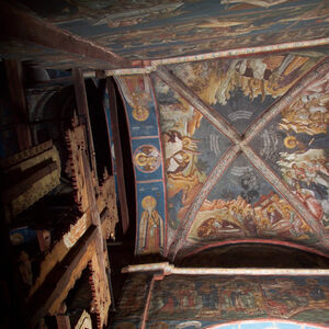 1,2,6,43,44,45,46 Altar Vault with frescoes from the cycle of events after the Resurrection