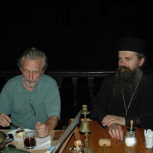 Bishop Teodosije with Meda 3