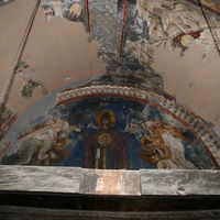View of the upper part of altar apse and the altar vault