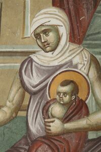 Nativity of the Mother of God, detail