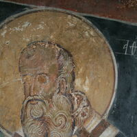 Officiating Church Fathers, detail - St. Athanasius the Great